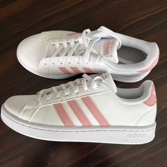 Size 8 - Adidas Women's Grand Court Base Tennis Shoes NWB - Picture 2 of 10